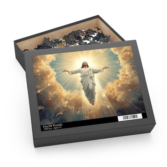 Religious Puzzle — Ascending Jesus Jigsaw 500 pieces