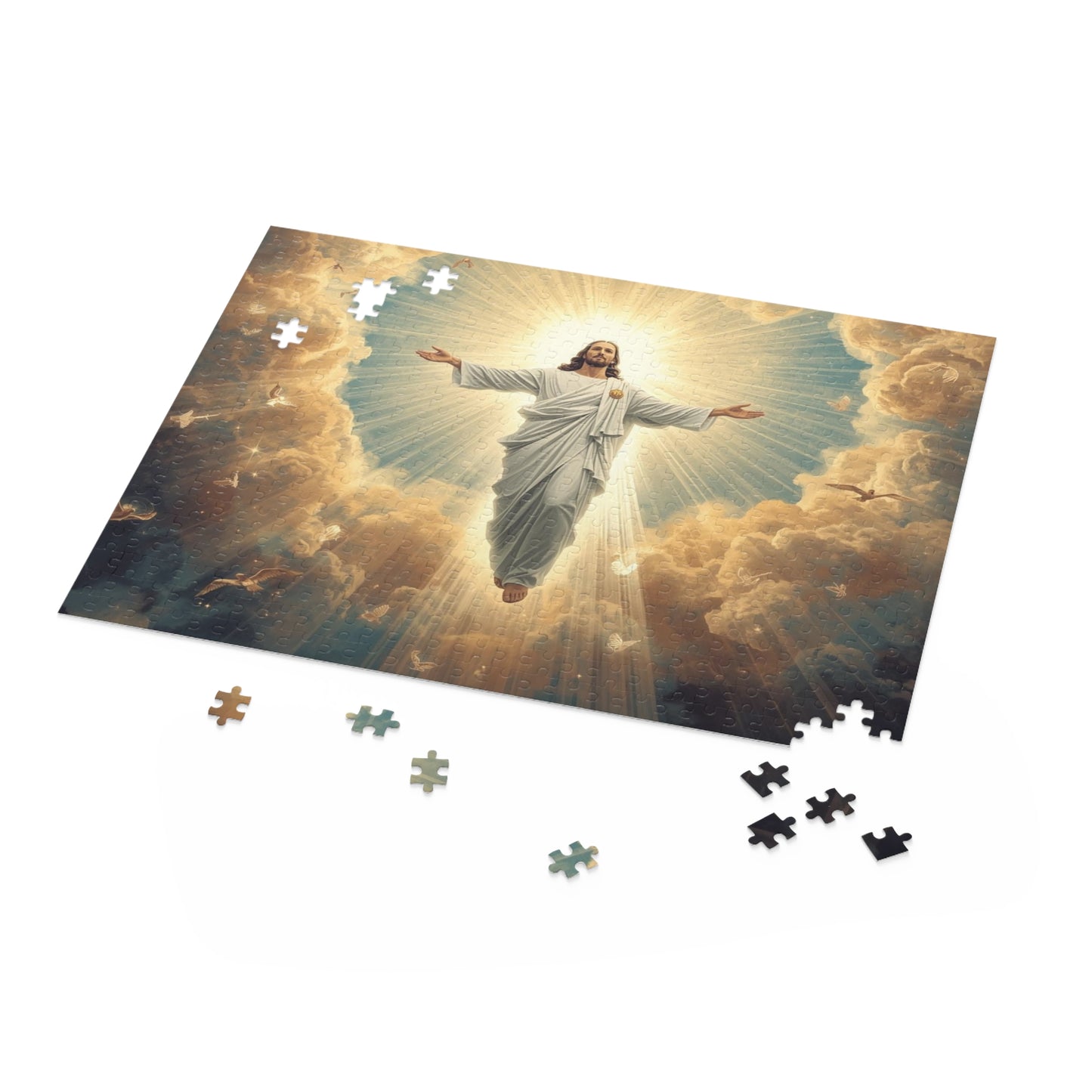 Religious Puzzle — Ascending Jesus Jigsaw 500 pieces