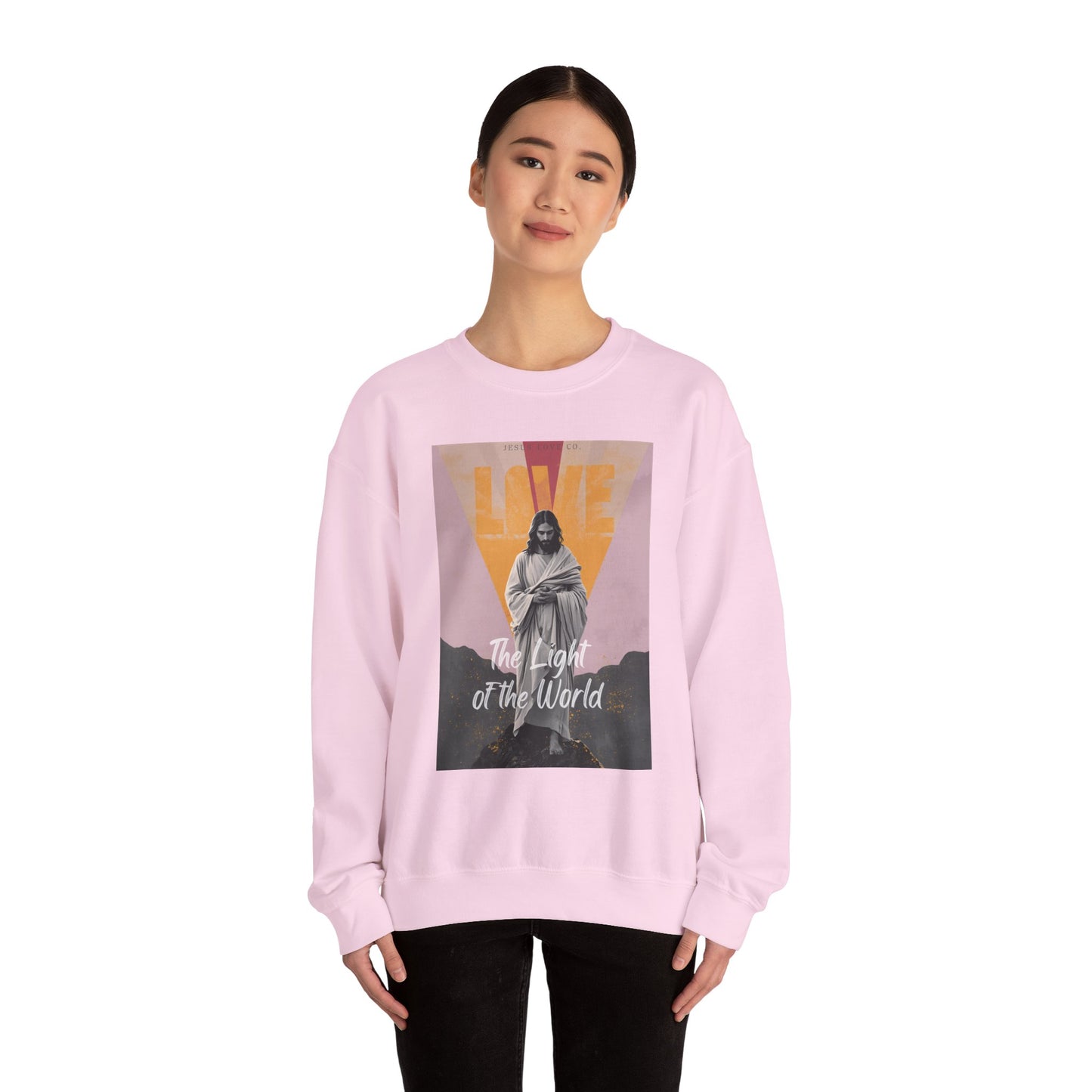 Light of the World Jesus Faith Sweatshirt
