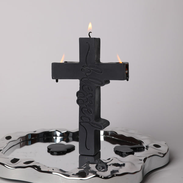 Handmade Cross Low Temperature Scented Candle