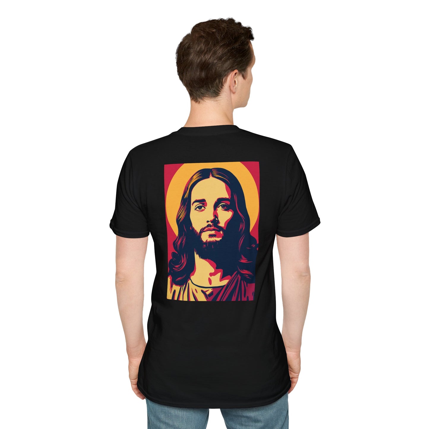 Spread Jesus Graphic T-Shirt — Retro Halo Christian Faith Tee