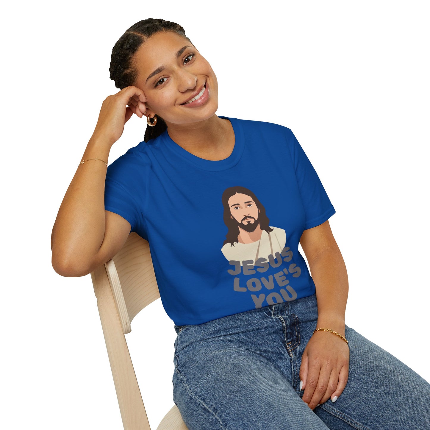 Jesus Loves You T-Shirt — Christian Faith Tee with Loving Message