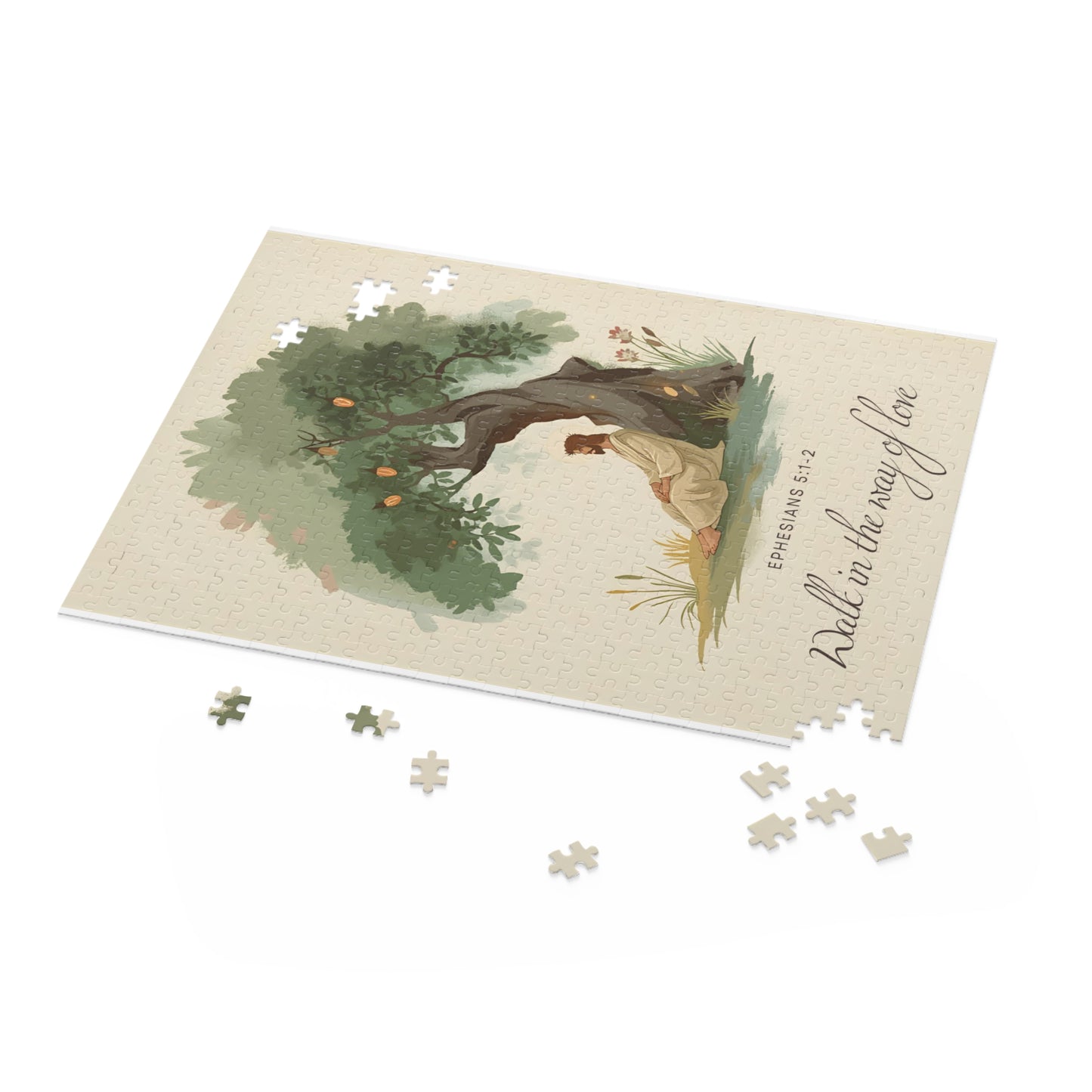 Christian Puzzle — "Walk in the Way of Love" (Ephesians 5:1-2)