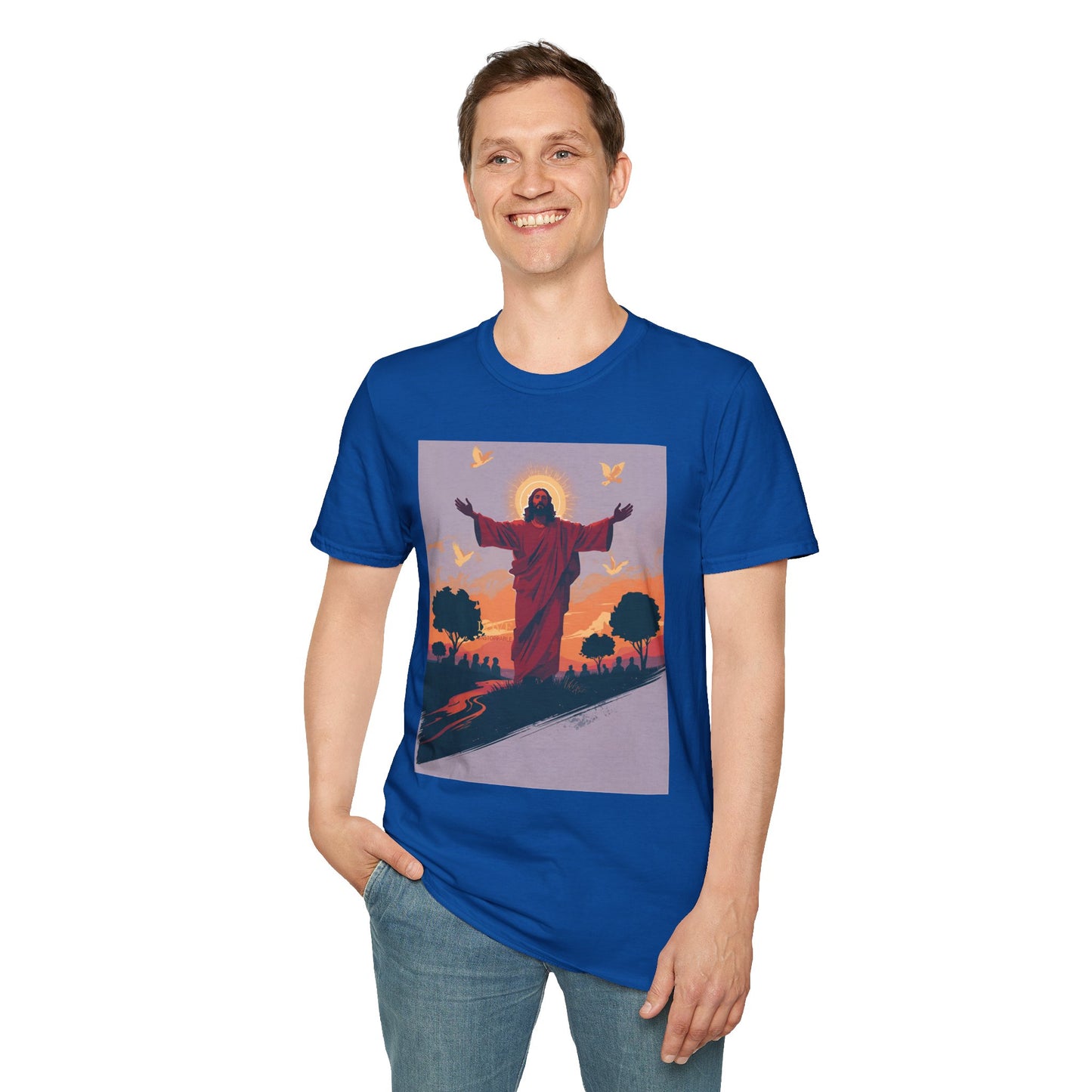 Christian Jesus Resurrection T-Shirt — Sunrise Savior Graphic Tee