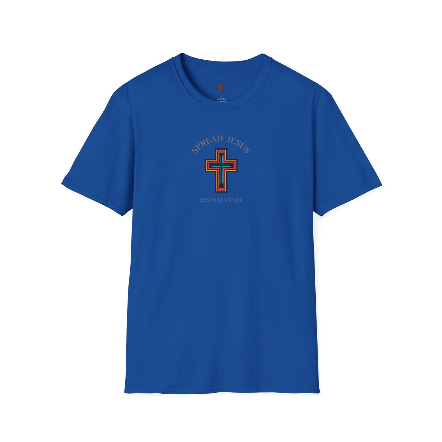 Spread Jesus Graphic T-Shirt — Retro Halo Christian Faith Tee