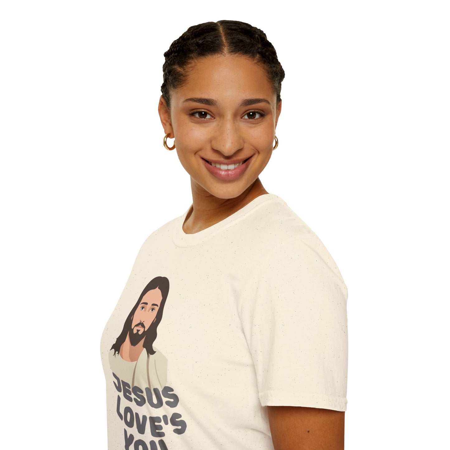Jesus Loves You T-Shirt — Christian Faith Tee with Loving Message