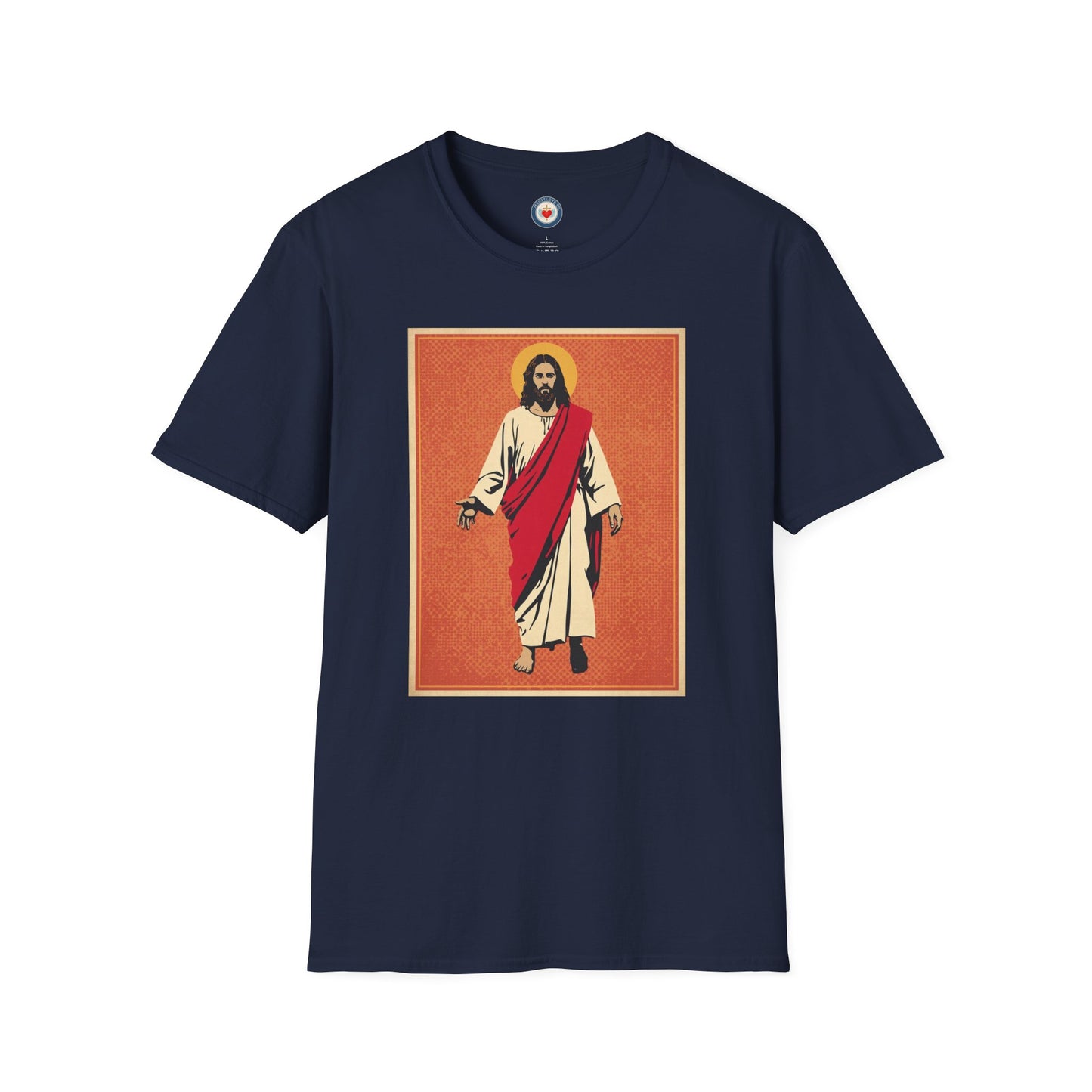 Jesus Pop Art T-Shirt — Colorful Faith Graphic Tee