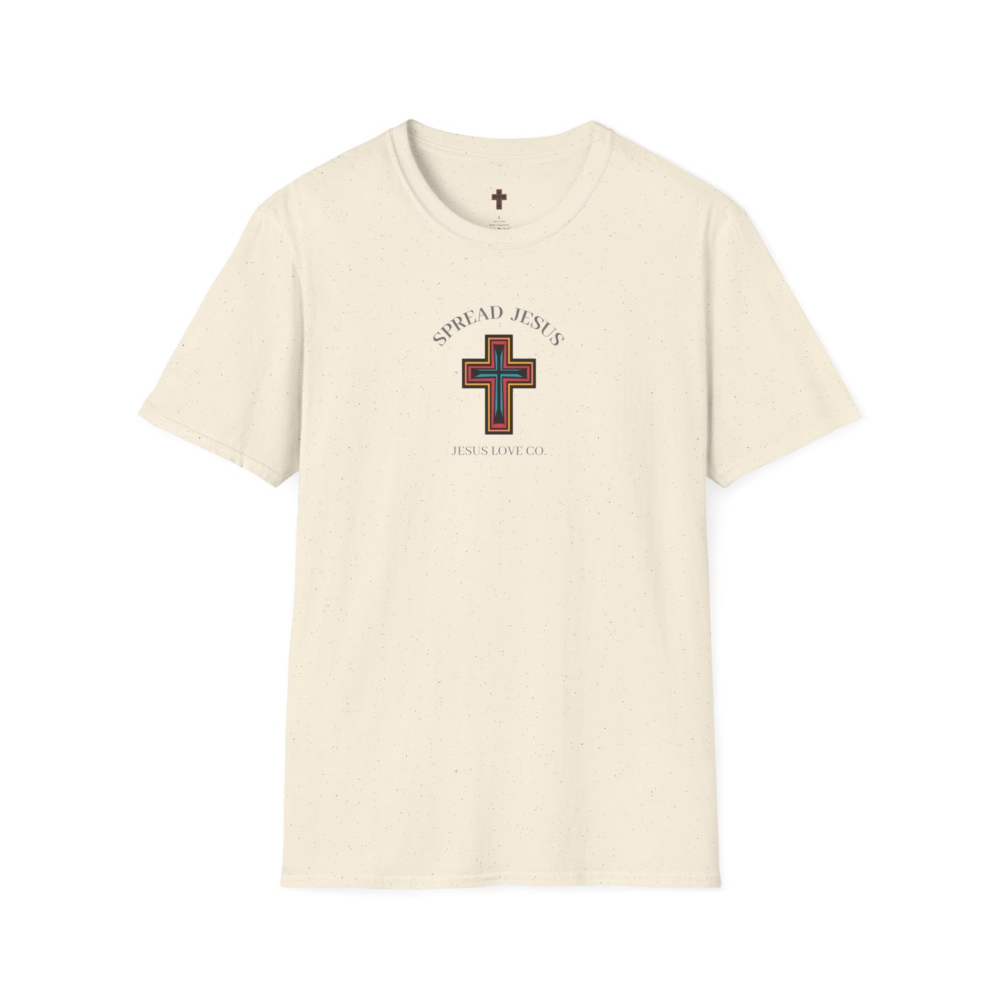 Spread Jesus Graphic T-Shirt — Retro Halo Christian Faith Tee