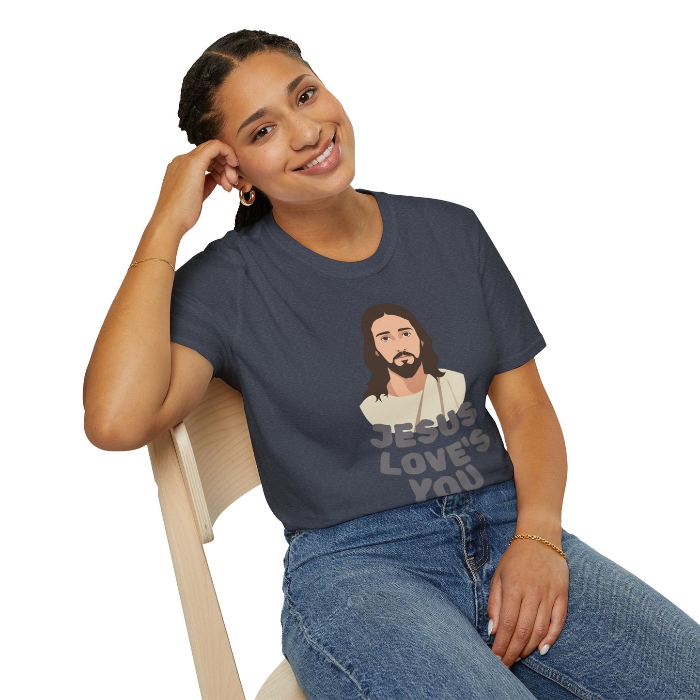 Jesus Loves You T-Shirt — Christian Faith Tee with Loving Message