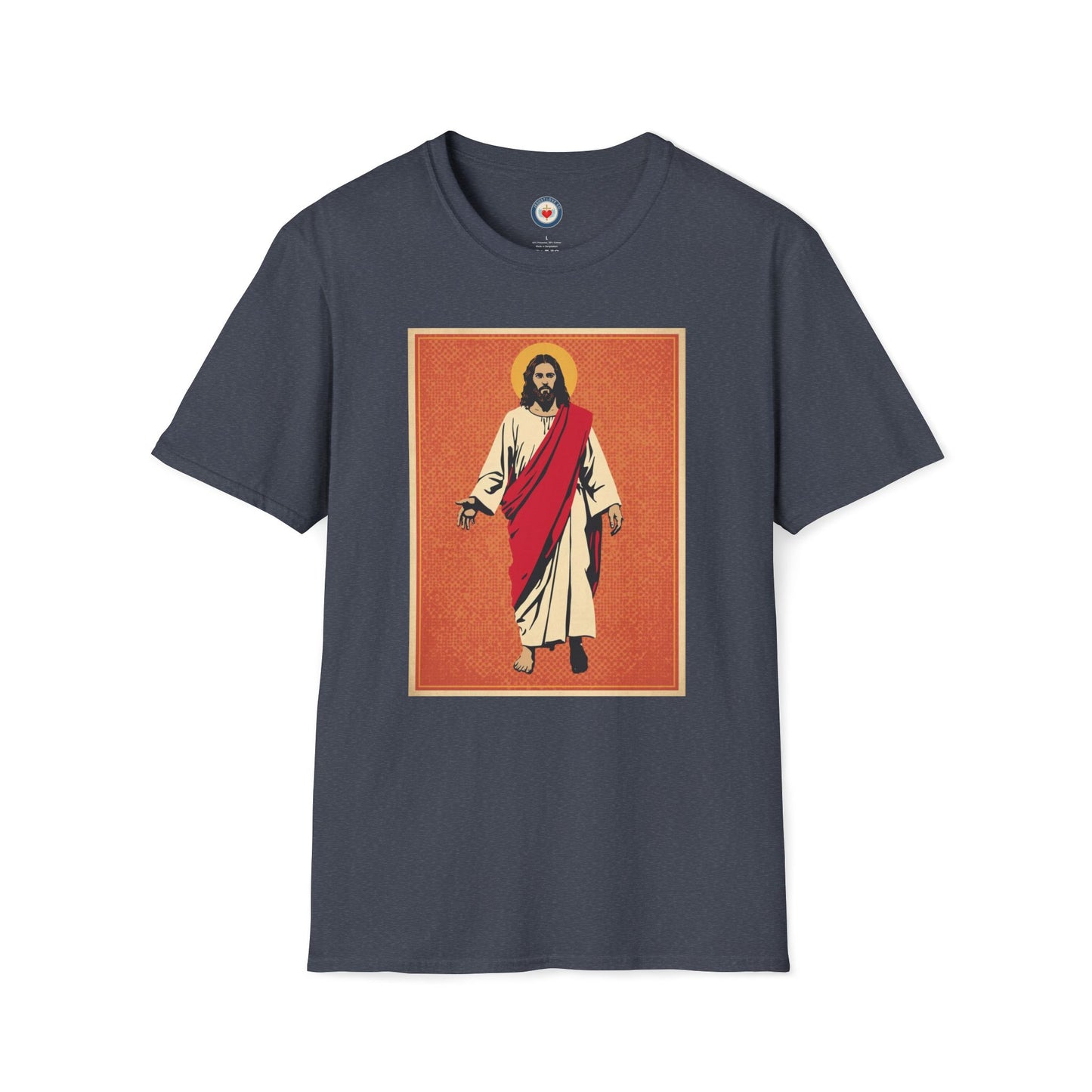 Jesus Pop Art T-Shirt — Colorful Faith Graphic Tee