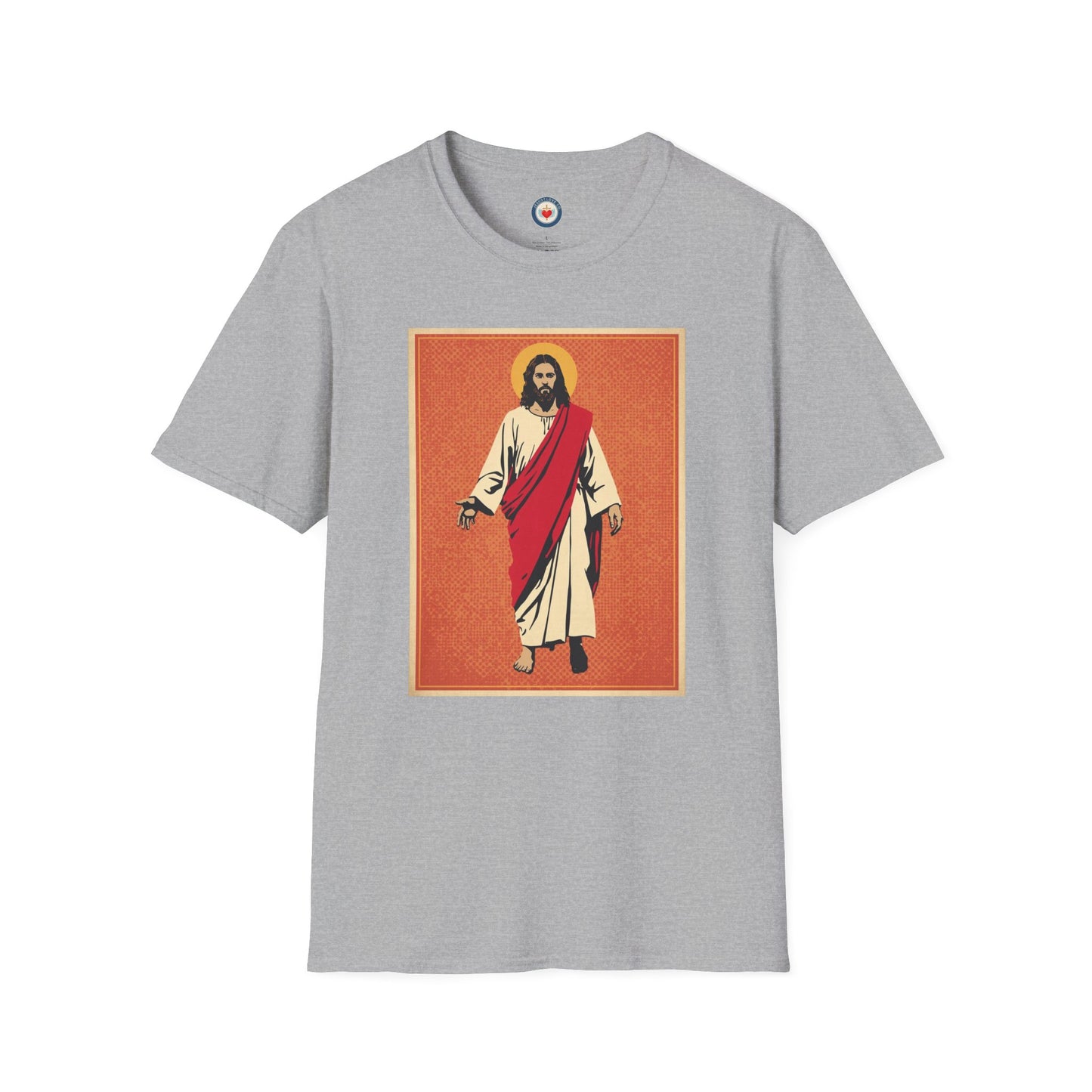 Jesus Pop Art T-Shirt — Colorful Faith Graphic Tee