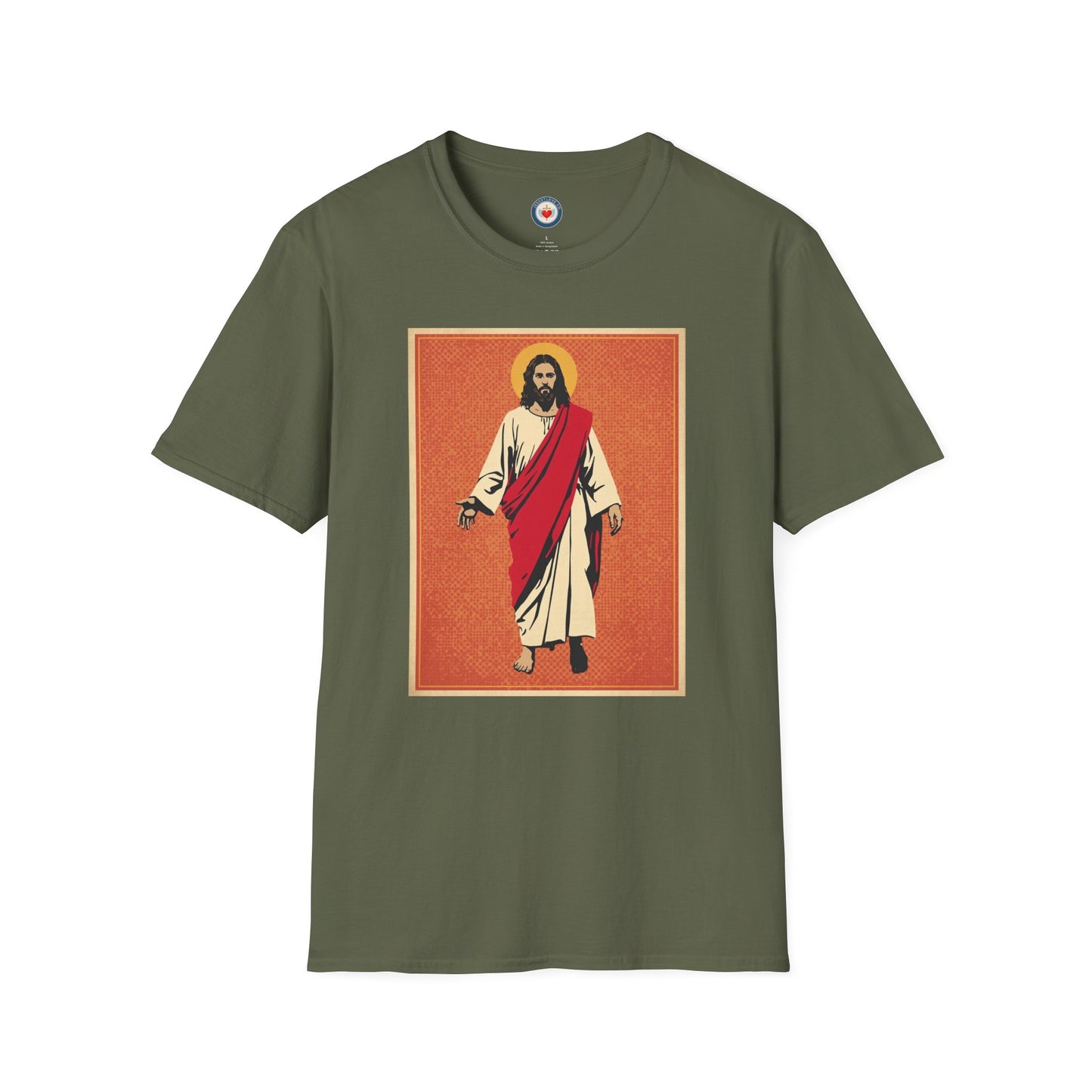 Jesus Pop Art T-Shirt — Colorful Faith Graphic Tee