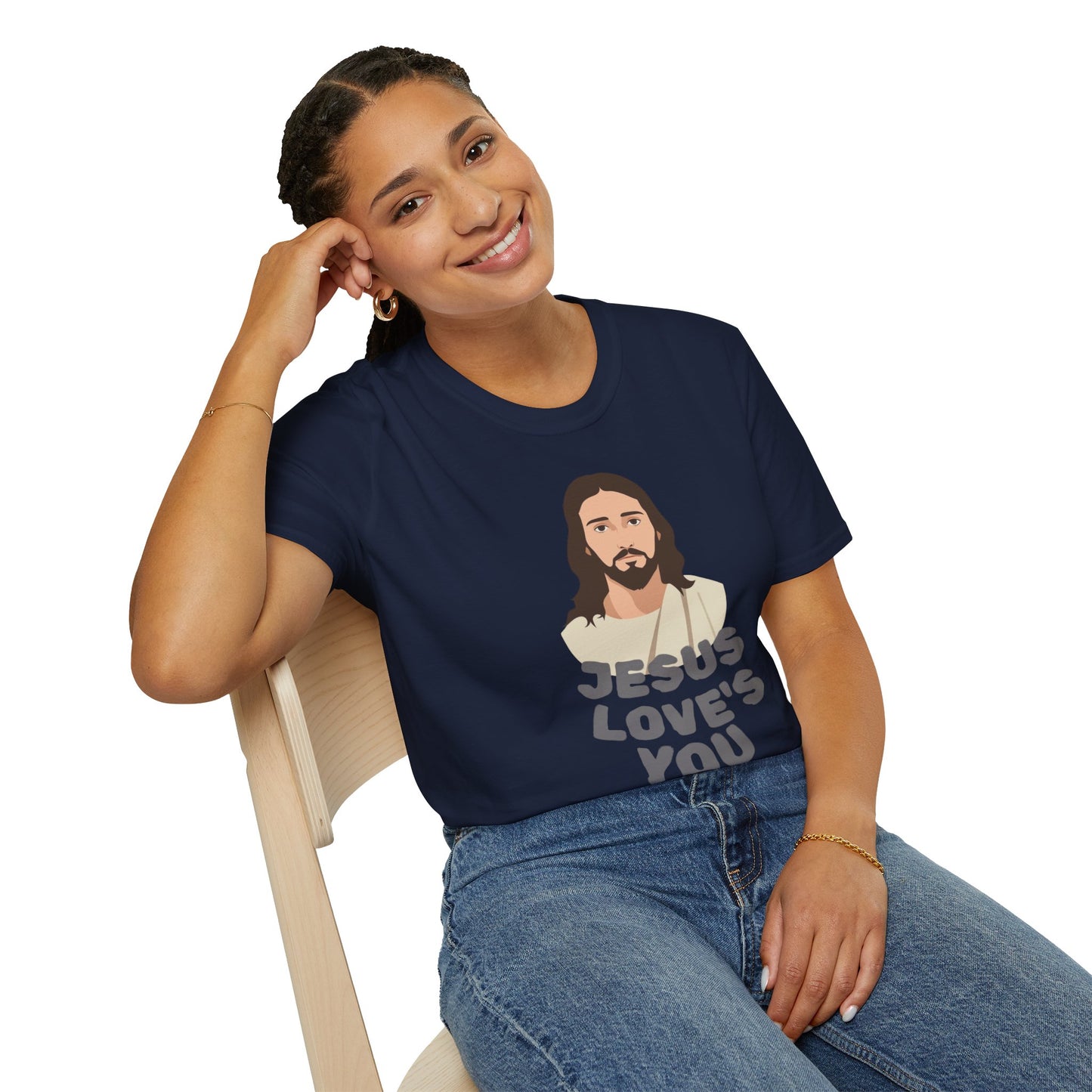 Jesus Loves You T-Shirt — Christian Faith Tee with Loving Message