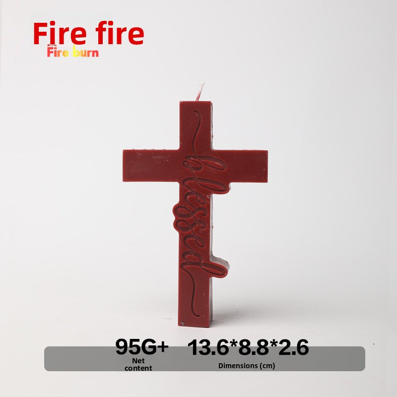 Handmade Cross Low Temperature Scented Candle