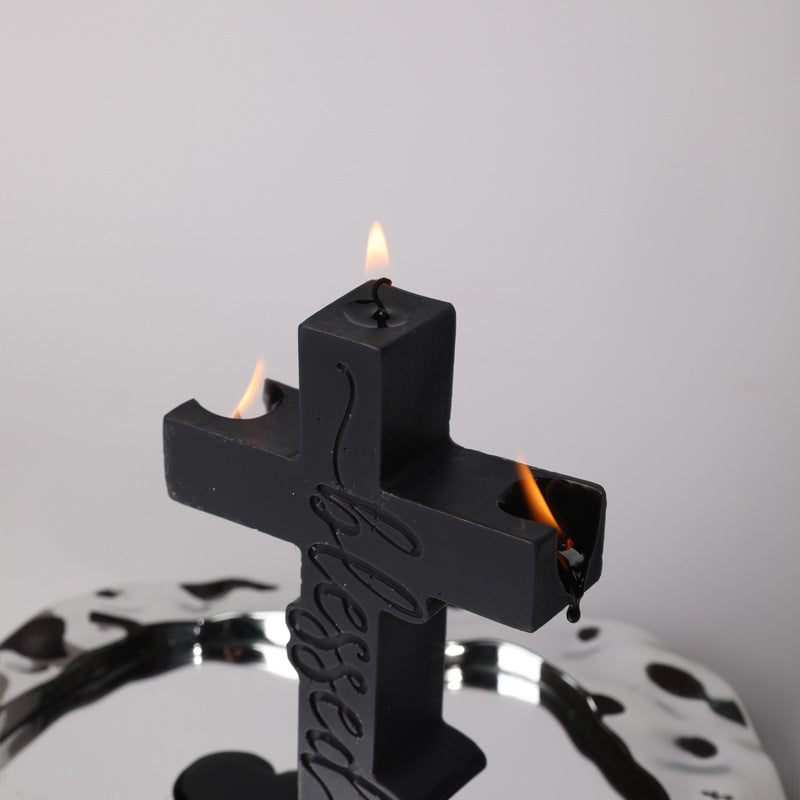 Handmade Cross Low Temperature Scented Candle