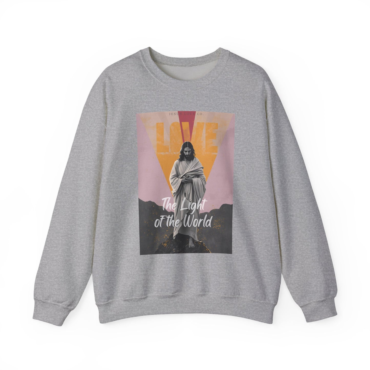 Light of the World Jesus Faith Sweatshirt