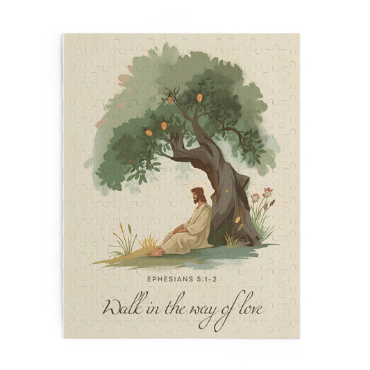 Christian Puzzle — "Walk in the Way of Love" (Ephesians 5:1-2)