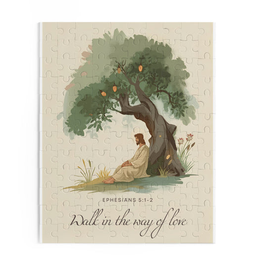 Christian Puzzle — "Walk in the Way of Love" (Ephesians 5:1-2)