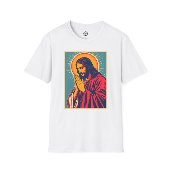 Jesus Praying Pop Art Graphing T-shirt