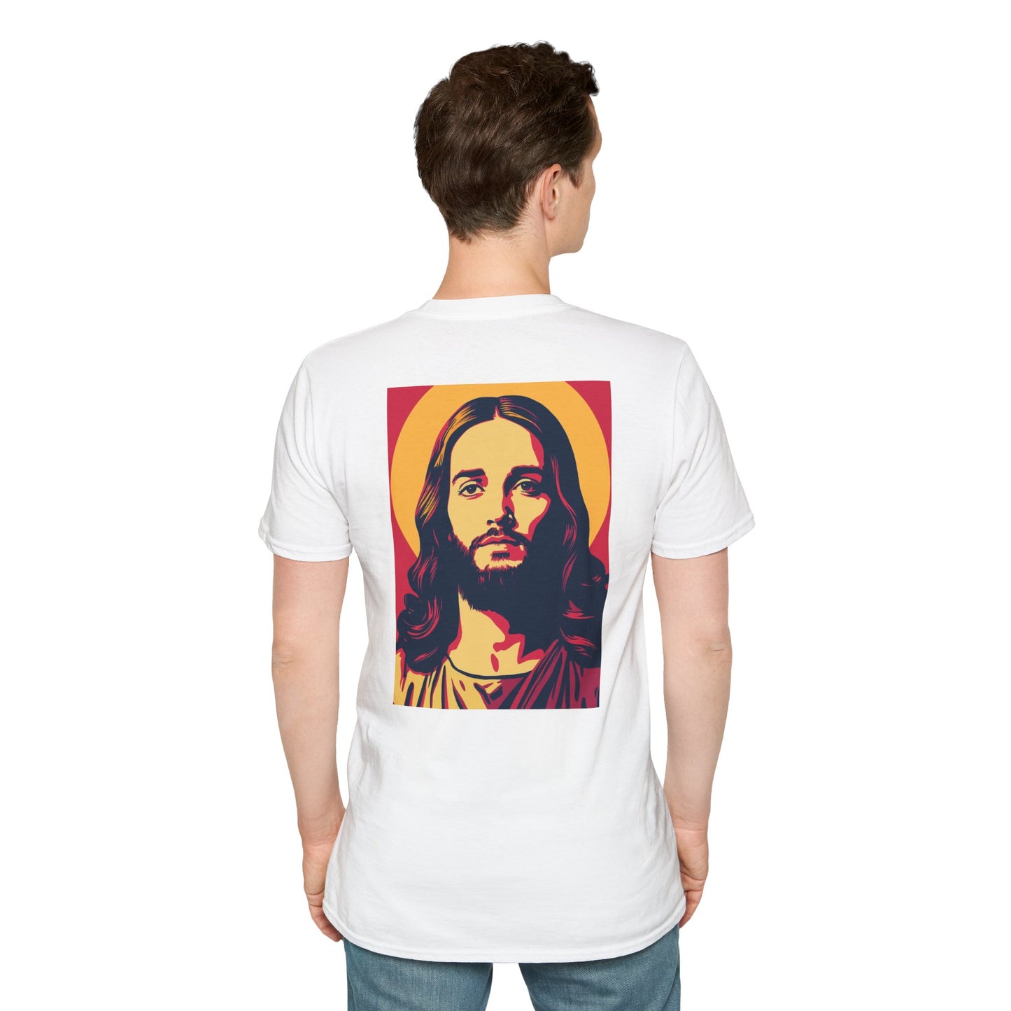 Spread Jesus Graphic T-Shirt — Retro Halo Christian Faith Tee