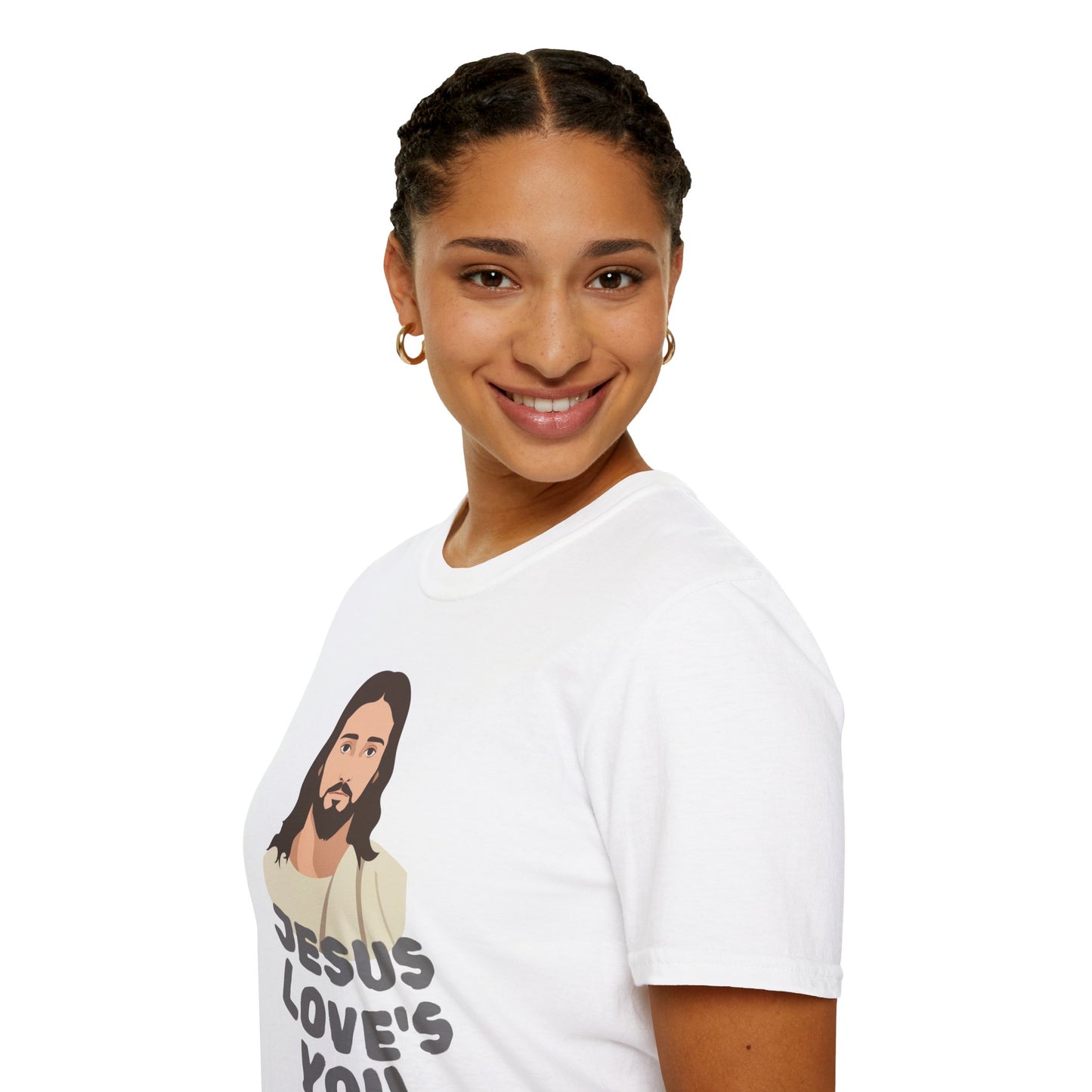 Jesus Loves You T-Shirt — Christian Faith Tee with Loving Message