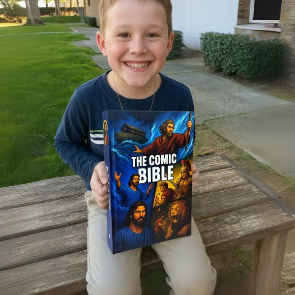 Comic Bible Illustration Book For Kids