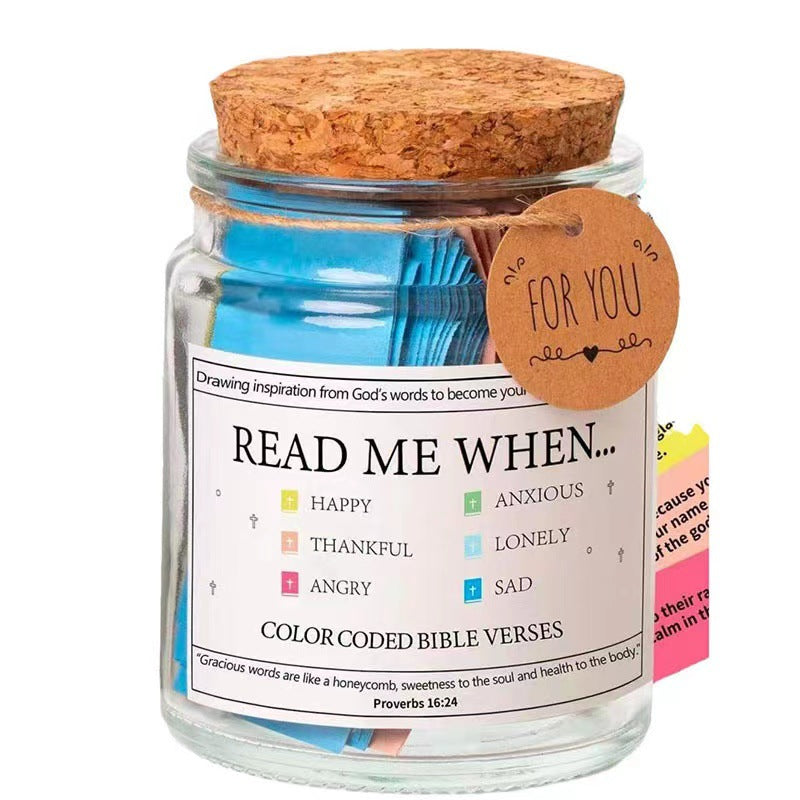Bible Bible Verses in a Jar ? Daily Scripture Affirmations for Emotional Support & Encouragement