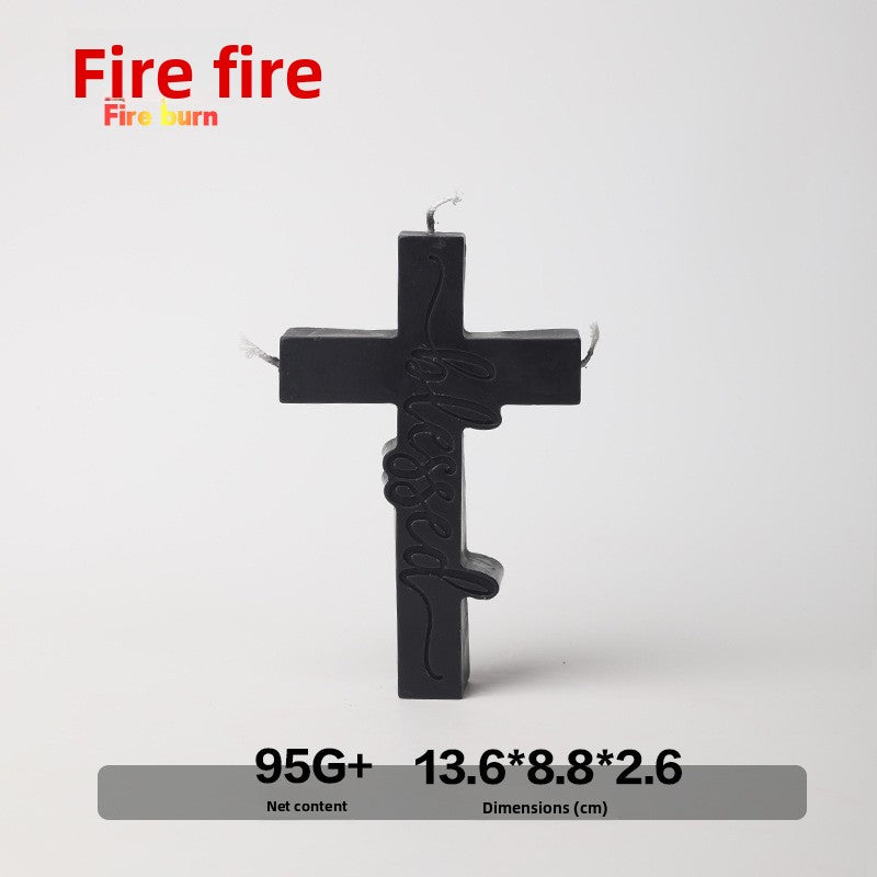 Handmade Cross Low Temperature Scented Candle