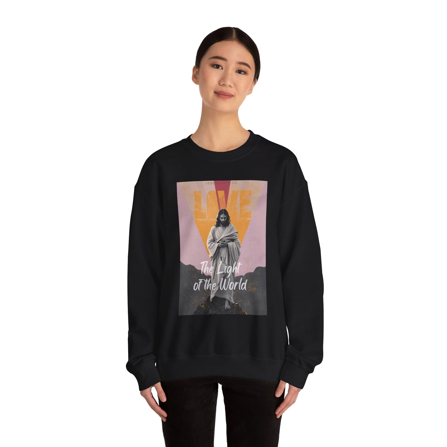 Light of the World Jesus Faith Sweatshirt