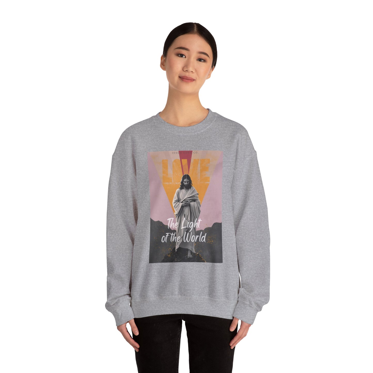 Light of the World Jesus Faith Sweatshirt