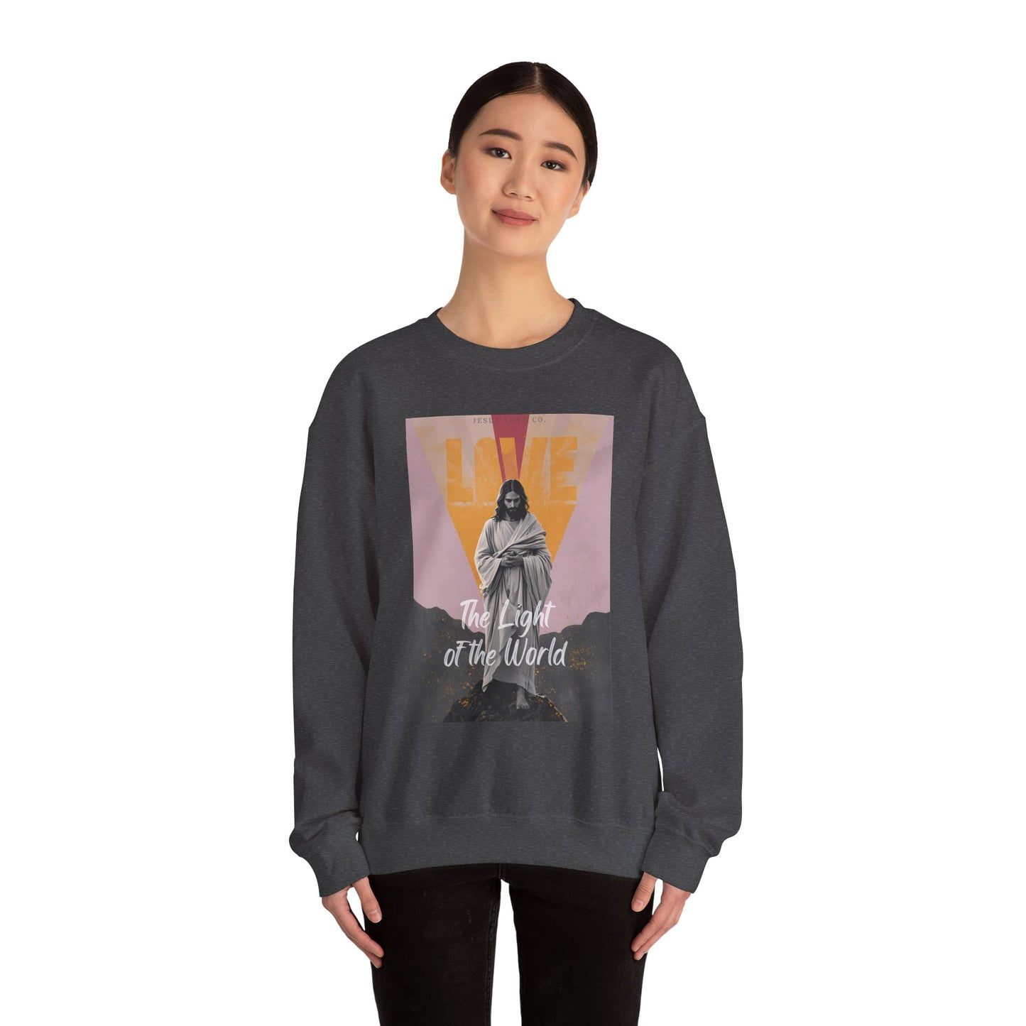 Light of the World Jesus Faith Sweatshirt