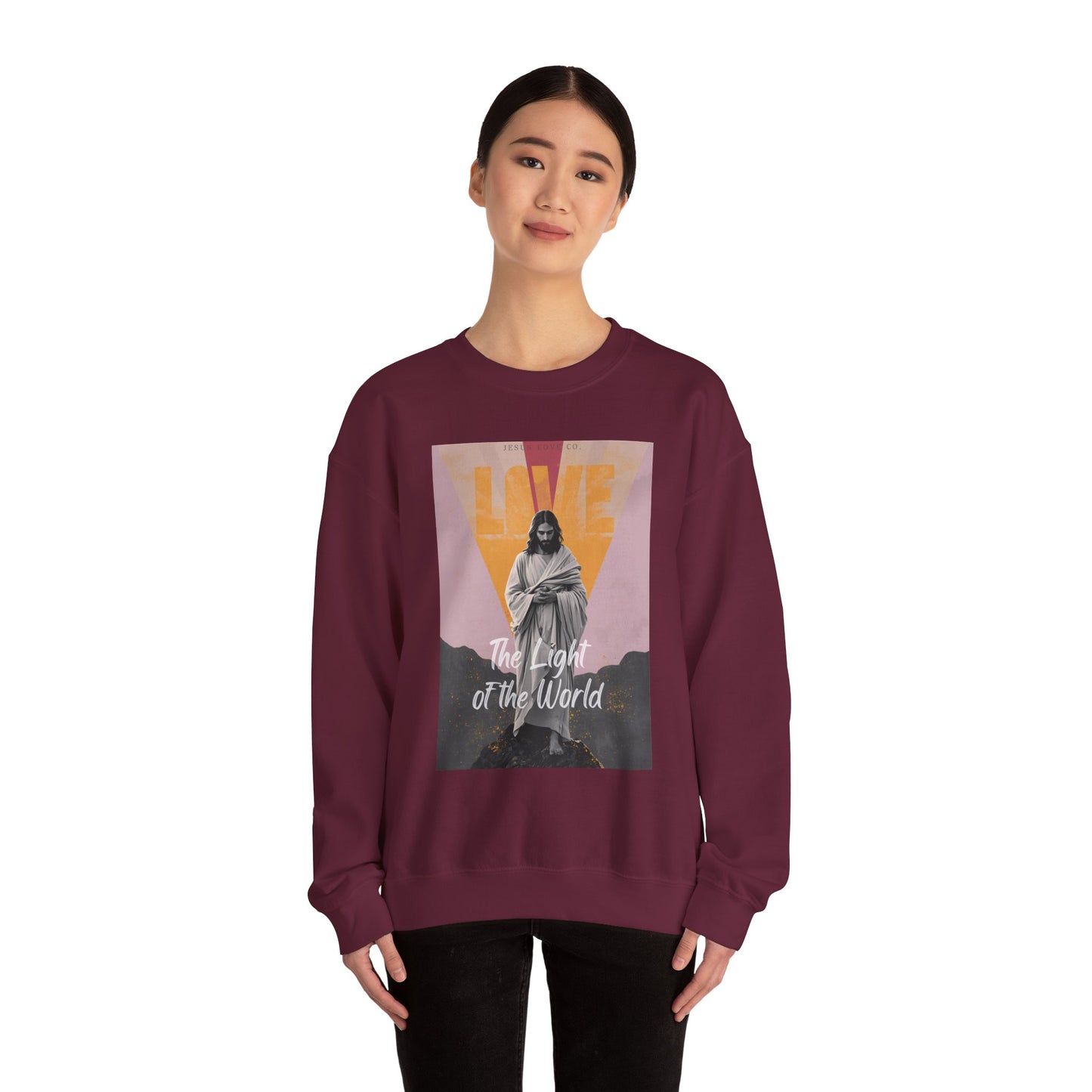 Light of the World Jesus Faith Sweatshirt
