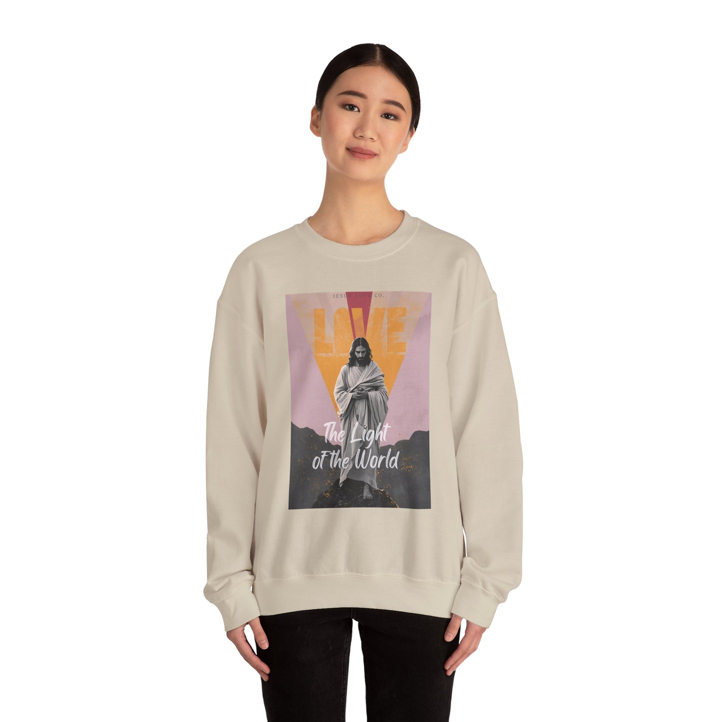 Light of the World Jesus Faith Sweatshirt