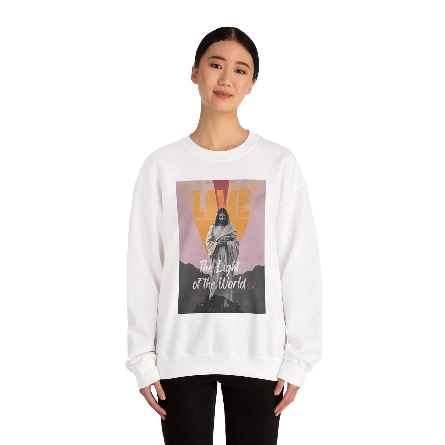 Light of the World Jesus Faith Sweatshirt