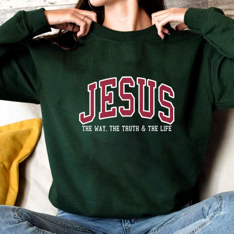 Jesus Is The Way crew neck