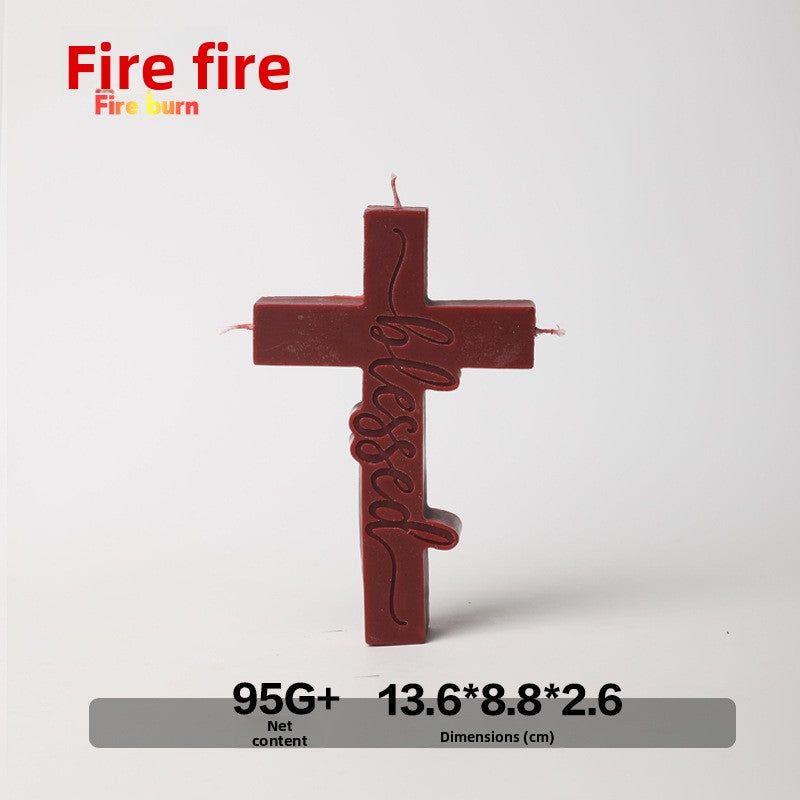 Handmade Cross Low Temperature Scented Candle