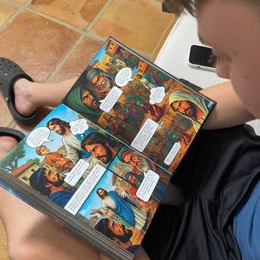 Comic Bible Illustration Book For Kids