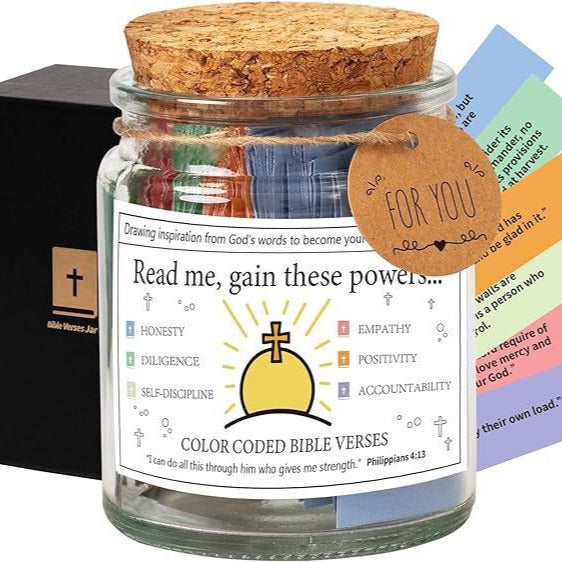 Bible Bible Verses in a Jar ? Daily Scripture Affirmations for Emotional Support & Encouragement