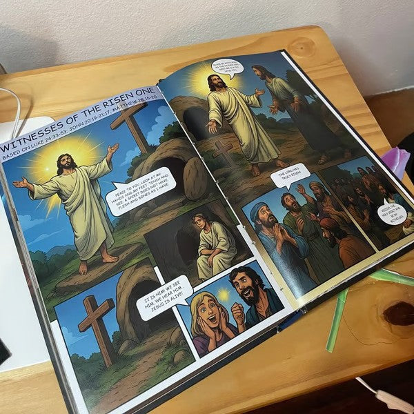 Comic Bible Illustration Book For Kids