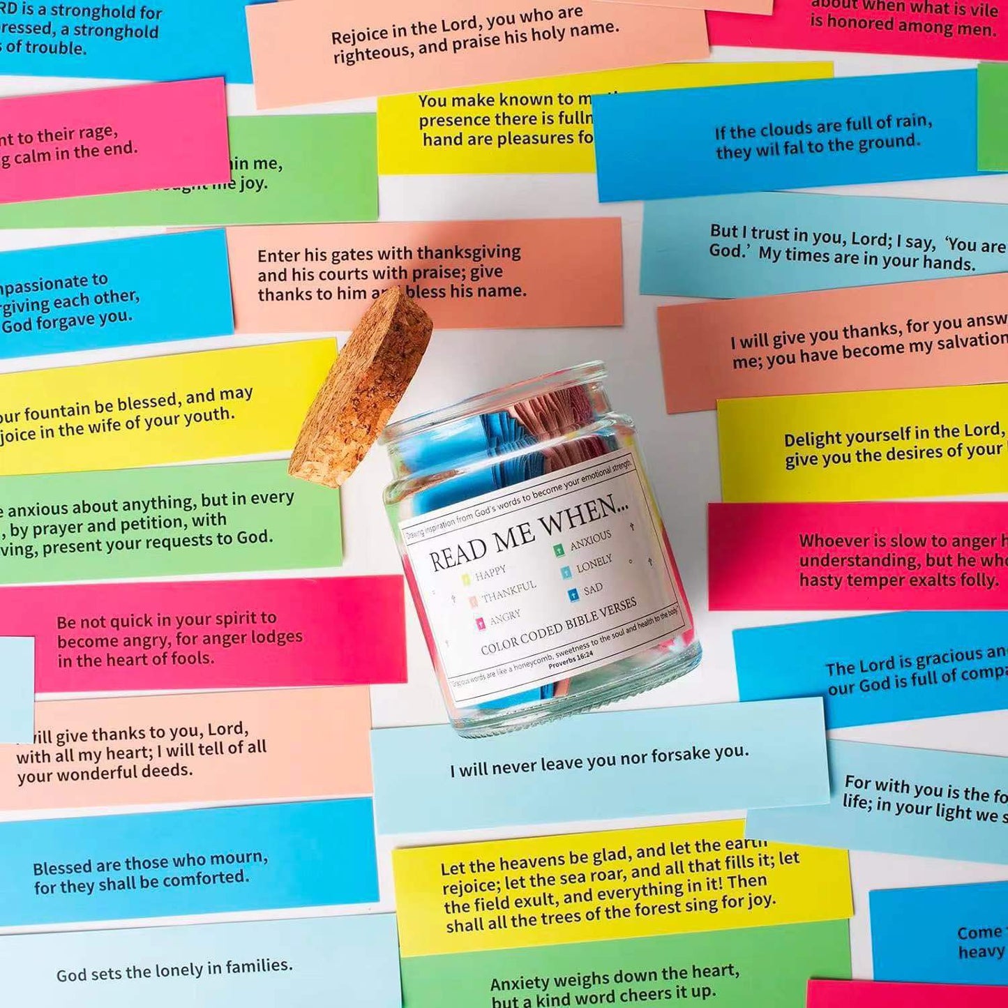 Bible Bible Verses in a Jar ? Daily Scripture Affirmations for Emotional Support & Encouragement
